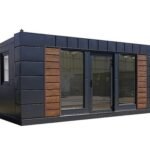 Container 6×3 Meter Stockholm – mit integriertem Bad und Küche.