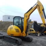 Minibagger gebraucht JCB 8055 RTS (2008) – 5,3T – Motor Isuzu 34,1 kW – Reichweite 6 m