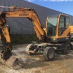 Mobilbagger Hyundai ROBEX 55W-9 2012 – 5,5 t – 5050 h – Gebraucht