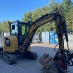 Minibagger gebraucht CAT 303.5E CR – 2017 – 1 069 h – kompakt
