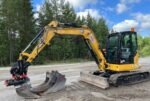 Minibagger CAT 305CR 2022 – 153 Betriebsstunden – Gebraucht – Bild 3