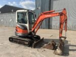 Kubota U25-3 (2008) – Minibagger 2,6T – 3 600 h – Hydraulikhammer + 3 Löffel – überholt – Bild 7