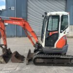 Kubota U25-3 (2008) – Minibagger 2,6T – 3 600 h – Hydraulikhammer + 3 Löffel – überholt