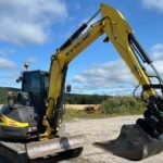 Minibagger gebraucht New Holland E50B SR (2012) – 5,1T + Anhänger