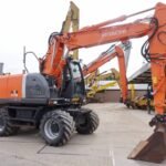 Mobilbagger Hitachi ZX140W 2008 – 14,7 t – 5410 h – Gebraucht