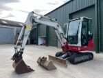 Takeuchi TB230 2020 – Minibagger 2,9 t mit 2.049 h, Motor Yanmar 18,2 kW – Bild 2