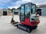 Takeuchi TB230 2020 – Minibagger 2,9 t mit 2.049 h, Motor Yanmar 18,2 kW – Bild 3
