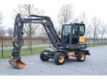 Mobilbagger Volvo EW60E 2022 – 117 Betriebsstunden – Tiltrotator und Anbaugeräte