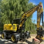 Mobilbagger Yanmar B95W 2018 – 9,5 t – 6380 h – kompakte Leistung